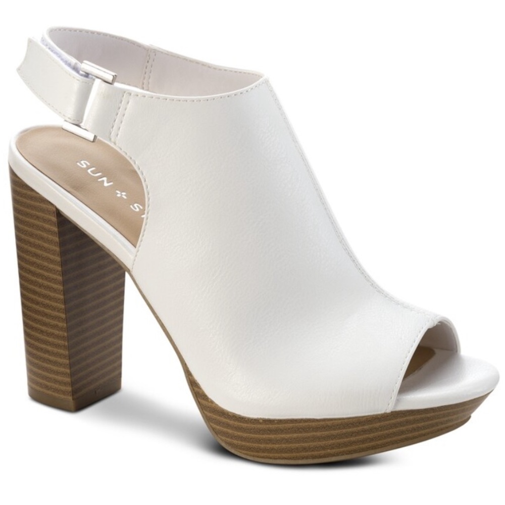 Sun & Stone Rebeccaa Slingback Heels Size 10